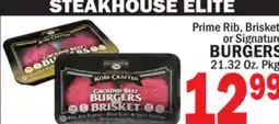 Bravo Supermarkets STEAKHOUSE ELITE BURGERS offer
