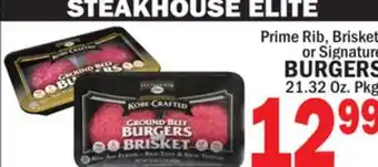 Bravo Supermarkets STEAKHOUSE ELITE BURGERS offer