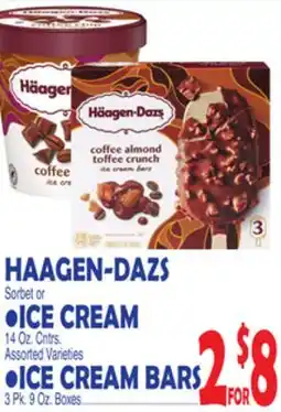 Bravo Supermarkets HAAGEN-DAZS Sorbet or ICE CREAM offer