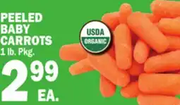 Bravo Supermarkets PEELED BABY CARROTS offer