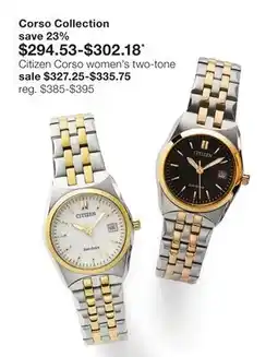 JC Penney Citizen Corso women's two-tone offer