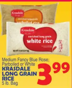 Bravo Supermarkets KRASDALE LONG GRAIN RICE offer