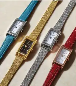 JC Penney Citizen Fio women's teal strap, gold-tone, silver-tone or red strap offer