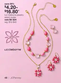 JC Penney Liz Claiborne jewelry offer