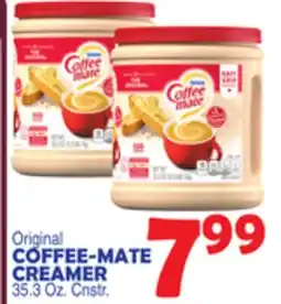 Bravo Supermarkets COFFEE-MATE CREAMER offer