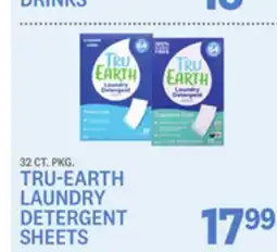 Kings Food Markets TRU-EARTH LAUNDRY DETERGENT SHEETS offer