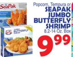 Bravo Supermarkets SEAPAK JUMBO BUTTERFLY SHRIMP offer