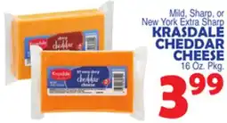 Bravo Supermarkets KRASDALE CHEDDAR CHEESE offer