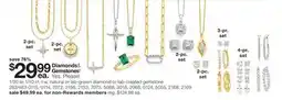 JC Penney 1/20 to 1/10 ct. t.w. natural or lab-grown diamond or lab-created gemstone offer