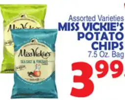 Bravo Supermarkets MISS VICKIE'S POTATO CHIPS offer