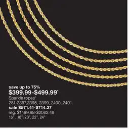 JC Penney Sparkle ropes◊ offer