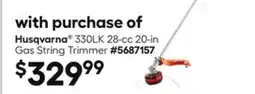 Lowe's 330LK 28-cc 20-in Gas String Trimmer offer