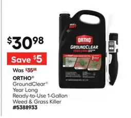 Lowe's GroundClear Year Long Ready-to-Use 1-Gallon Weed & Grass Killer offer