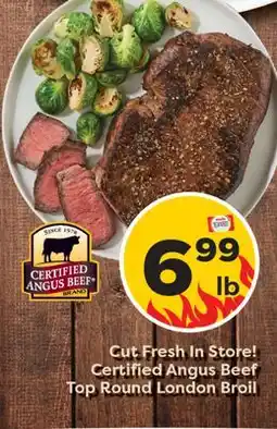 Weis Markets Certified Angus Beef Top Round London Broil offer