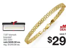 JC Penney 7.25 bismark bracelet‡ offer