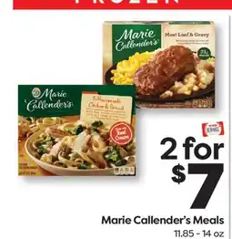 Weis Markets Marie Callender's Meals offer