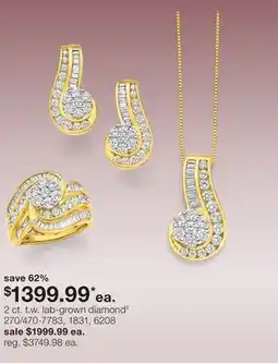 JC Penney 2 ct. t.w. lab-grown diamond‡ offer