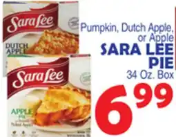 Bravo Supermarkets SARA LEE PIE offer