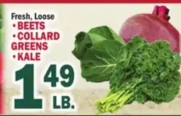 Bravo Supermarkets BEETS, COLLARD GREENS, KALE offer