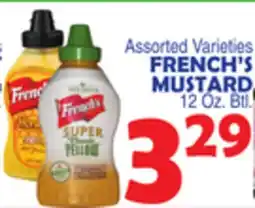 Bravo Supermarkets FRENCH'S MUSTARD offer