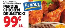 Bravo Supermarkets PERDUE CHICKEN DRUMSTICKS offer