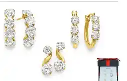 JC Penney 3-pr. cubic zirconia earring set◊ offer