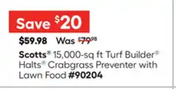 Lowe's 15,000-sq ft Turf Builder Halts Crabgrass Preventer with Lawn Food offer