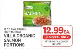 Kings Food Markets VILLA ORGANIC SALMON PORTIONS offer
