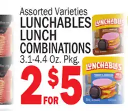 Bravo Supermarkets LUNCHABLES LUNCH COMBINATIONS offer