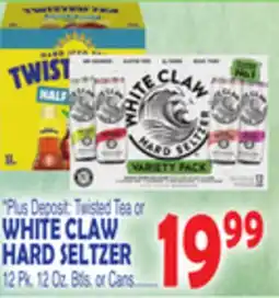Bravo Supermarkets WHITE CLAW HARD SELTZER offer