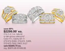 JC Penney 3 to 4 ct. t.w. natural or lab-grown diamond‡ offer