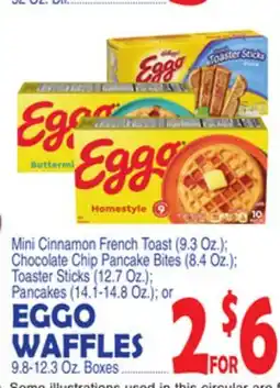 Bravo Supermarkets EGGO WAFFLES 9.8-12.3 Oz. Boxes offer