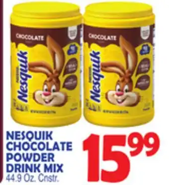 Bravo Supermarkets NESQUIK CHOCOLATE POWDER DRINK MIX offer