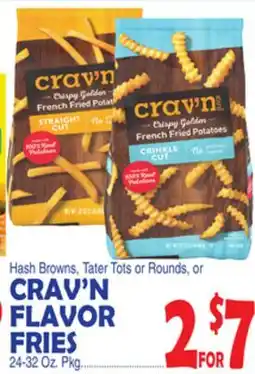 Bravo Supermarkets CRAV'N FLAVOR FRIES offer