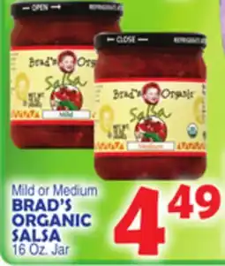 Bravo Supermarkets BRAD'S ORGANIC SALSA offer