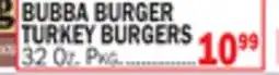 Bravo Supermarkets BUBBA BURGER TURKEY BURGERS offer