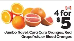 Weis Markets Jumbo Navel, Cara Cara Oranges, Red Grapefruit, or Blood Oranges offer