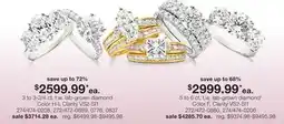 JC Penney 3 to 3-3/4 ct. t.w. lab-grown diamond Color H-I, Clarity VS2-SI1 offer