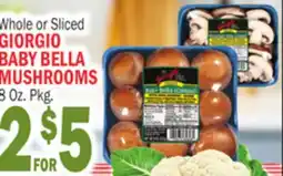 Bravo Supermarkets GIORGIO BABY BELLA MUSHROOMS offer