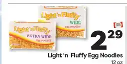 Weis Markets Light'n Fluffy Egg Noodles offer