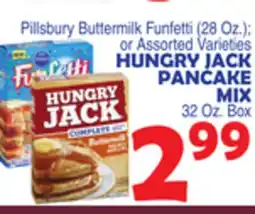 Bravo Supermarkets HUNGRY JACK PANCAKE MIX, 32 Oz. Box offer