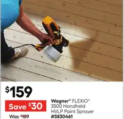 Lowe's FLEXiO 3500 Handheld HVLP Paint Sprayer offer