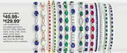 JC Penney Lab-created &/or simulated gemstone offer