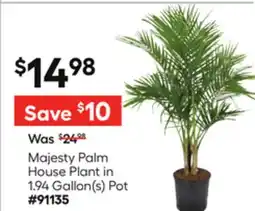 Lowe's Majesty Palm House Plant in 1.94 Gallon(s) Pot offer