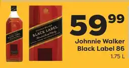Weis Markets Johnnie Walker Black Label 86 offer