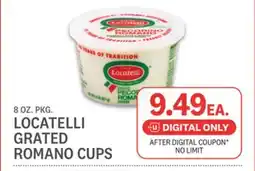 Kings Food Markets LOCATELLI GRATED ROMANO CUPS offer