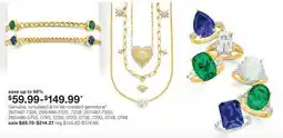 JC Penney Genuine, simulated &/or lab-created gemstone§ offer