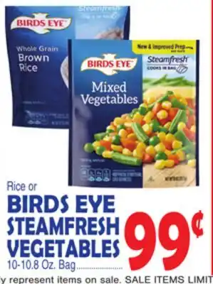 Bravo Supermarkets BIRDS EYE STEAMFRESH VEGETABLES offer