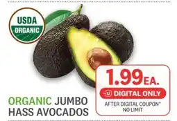 Kings Food Markets ORGANIC JUMBO HASS AVOCADOS offer