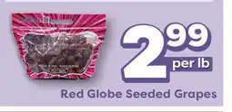 Weis Markets Red Globe Seeded Grapes offer